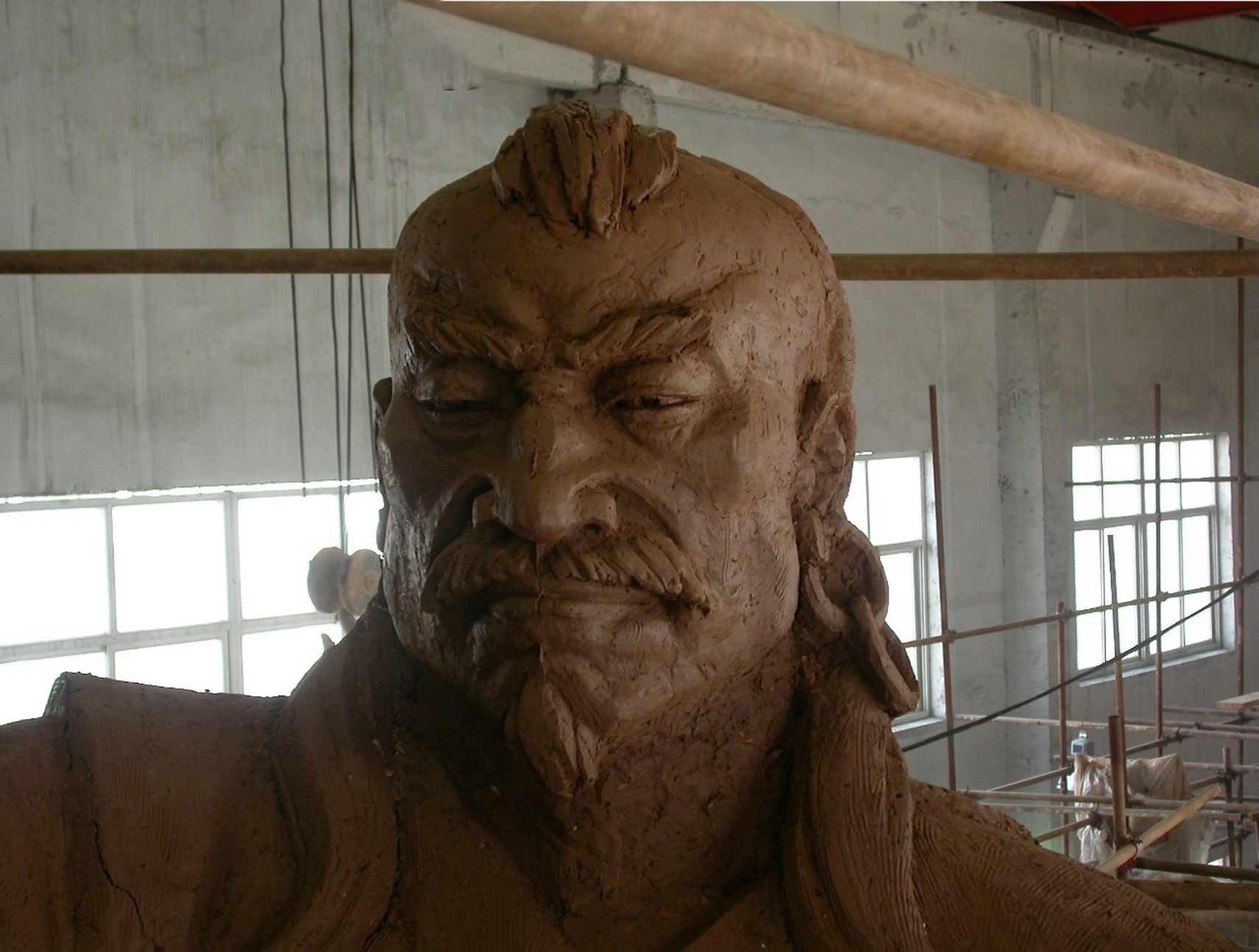 成吉思汗群像之一